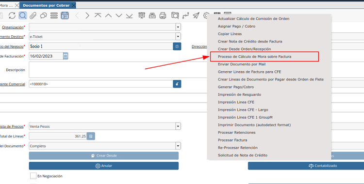 Proceso del Documento