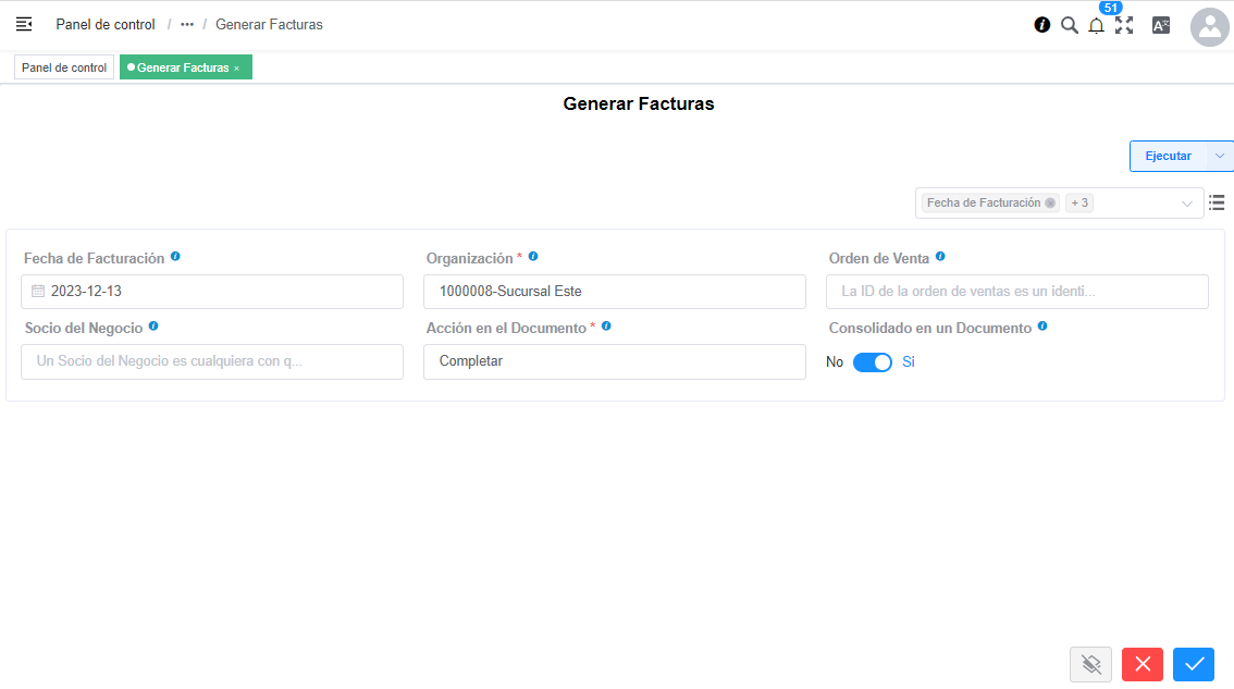 Ejemplo de un Proceso