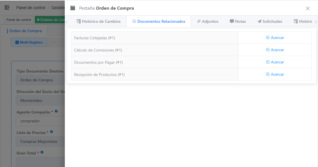 Elementos Relacionados