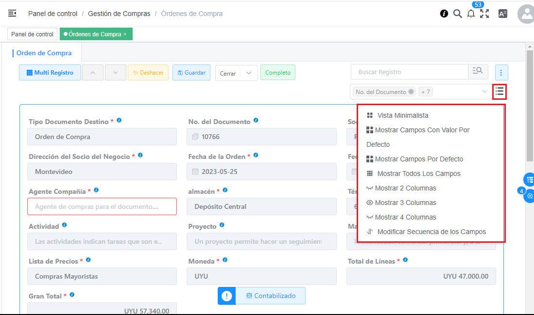 Ejemplo de una Ventana
