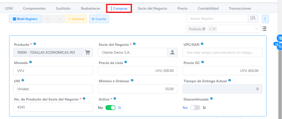 Icono Guardar Cambios