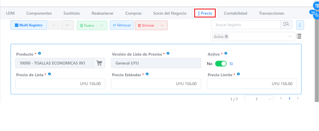 Icono Guardar Cambios