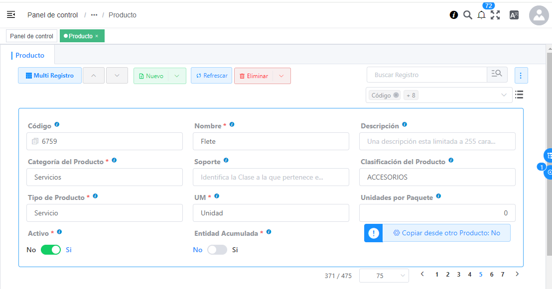 Productos de Servicios