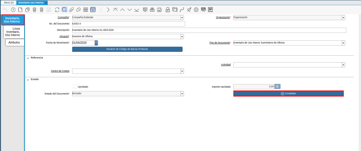 Icono Guardar Cambios