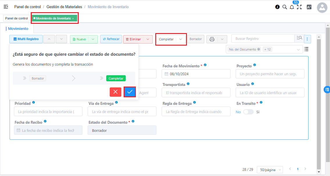 Icono Guardar Cambios