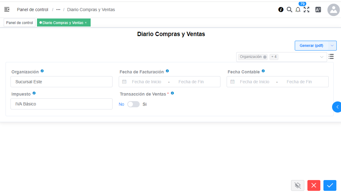 Diario Compras y Ventas